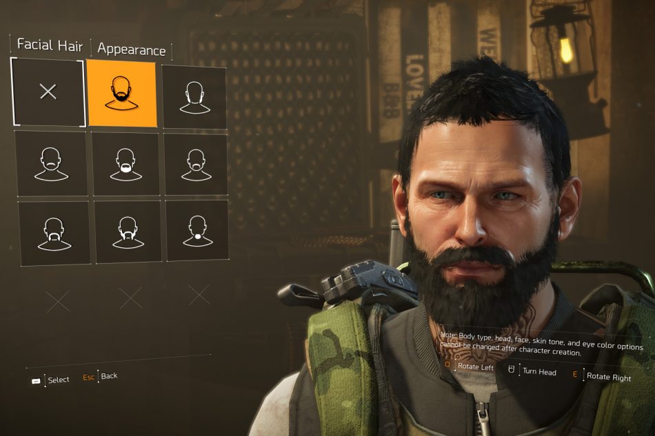 The Division 2 caracter