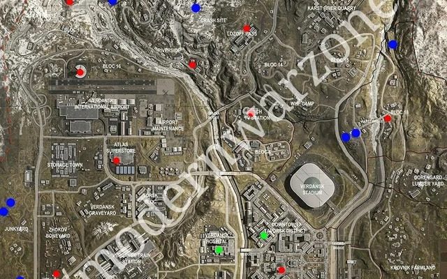 call of duty warzone ubicaciones secretas