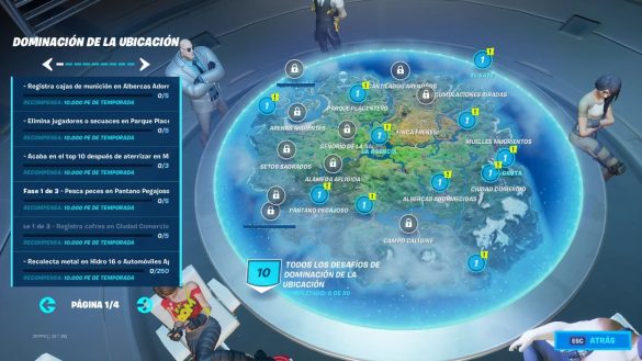 desafios dominación de la ubicación