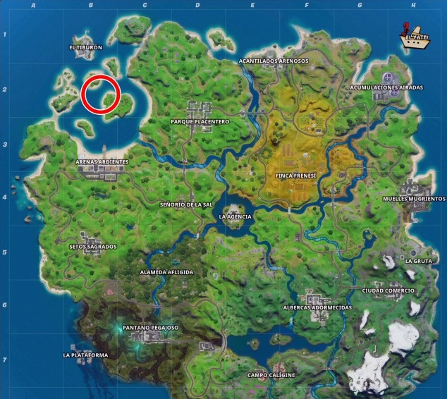 ubicación arenas ardientes