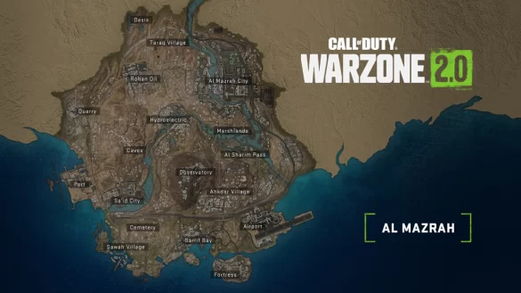 Mapa Warzone 2.0 Al Mazrah
